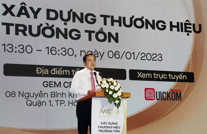 Ông Bùi Tá Hoàng Vũ, giám đốc Sở Công Thương TP.HCM phát biểu khai mạc Hội thảo