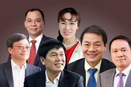 Khối tài sản 'khủng' của 6 tỷ phú giàu nhất Việt Nam
