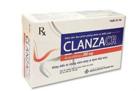 Thu hồi thuốc Clanzacr 200mg do tập đoàn Dược phẩm và Thương mại Sohaco nhập khẩu