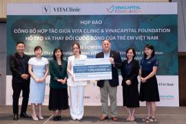 VITA CLINIC hợp tác cùng VINACAPITAL FOUNDATION hỗ trợ và thay đổi cuộc sống trẻ em Việt Nam