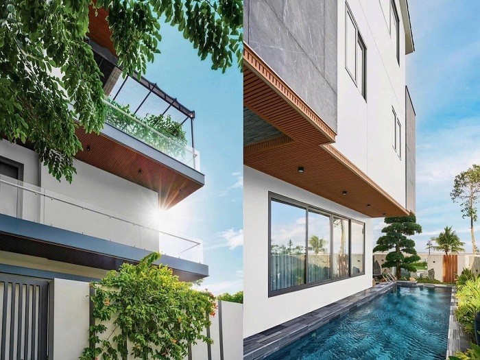 Đối mặt với cường độ UV cao và độ ẩm liên tục, lớp áo ngoại thất chính là lá chắn đầu tiên và quan trọng để bảo vệ kết cấu cốt lõi. (Mã màu: Jotun 9918 Morning Fog)