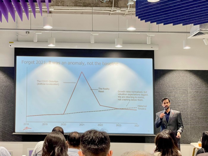 Ông Vinnie Lauria chia sẻ: 'Tôi cực kỳ lạc quan về con người và nền kinh tế Việt Nam trong 5-10 năm tới. Nhưng tôi lo ngại về nguồn vốn'
