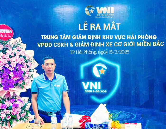 Ông Bùi Văn Tuyên – Phó trưởng VPĐD CSKH & Giám định Xe Cơ Giới Miền Bắc, Phụ trách Trưởng trung tâm giám định khu vực Hải Phòng
