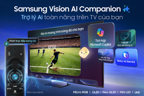 Samsung ra mắt “Bộ đôi xuất sắc” TV Mini LED M8X và TV OLED S85H mở bán chỉ có tại Điện máy Xanh, đi kèm nhiều ưu đãi hấp dẫn