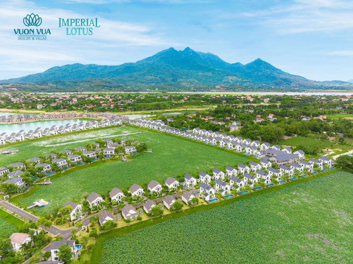 Bất động sản nghỉ dưỡng ven đô dần trở thành xu hướng mới của nhiều nhà đầu tư (Nguồn: Vườn Vua Resort & Villas – Phú Thọ)