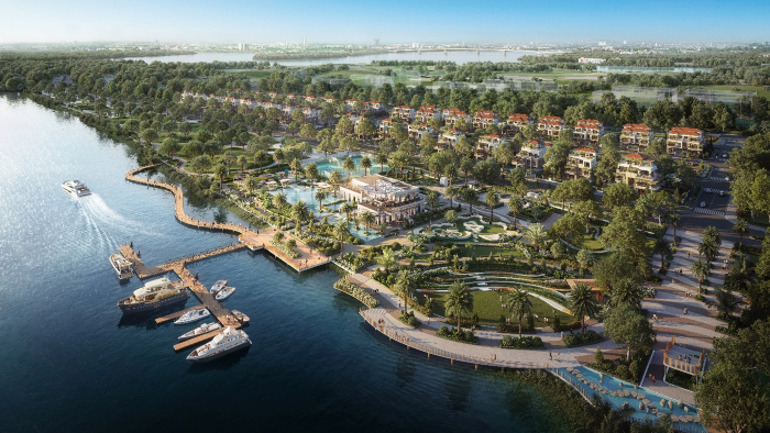 Elyse Island tọa lạc trên đảo Đại Phước với quy mô 45 ha, kiến tạo miền sống cân bằng và an nhiên cho cộng đồng cư dân xứng tầm 