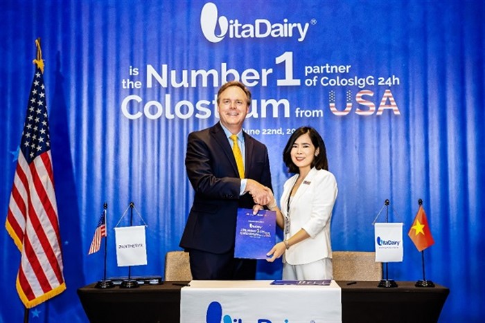VitaDairy ký kết chiến lược là đối tác số 1 của Tập đoàn Sữa non lớn nhất toàn cầu – Pantheryx