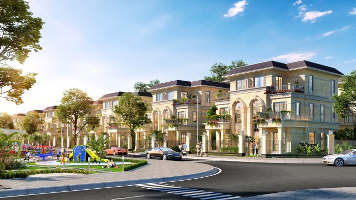 Phối cảnh không gian sống tại An Huy Mỹ Việt xã Đức Lập, tỉnh Tây Ninh (trước là Đức Hòa, Long An)