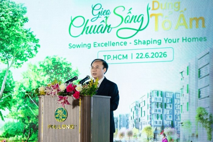 Thứ trưởng Bộ Xây dựng Nguyễn Văn Sinh đánh giá cao định hướng phát triển nhà ở xã hội thế hệ mới của dự án Dragon E-Home