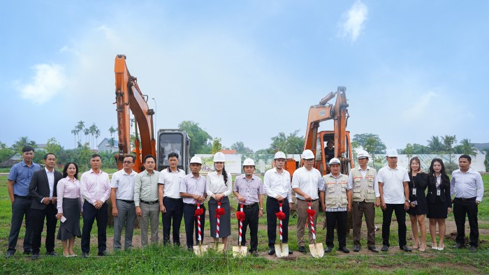 Lễ khởi công khu nhà mẫu dự án An Huy Mỹ Việt đánh dấu cột mốc mới trong quá trình phát triển dự án