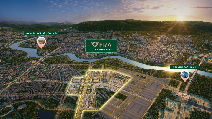 Vera Diamond City - Toạ độ kim cương giữa trung tâm phường Móng Cái 1, kết nối trực tiếp hai cửa khẩu quốc tế và các trục giao thương trọng điểm 