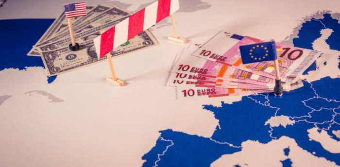 EU vẫn đang phải cân nhắc lựa chọn vì sự chênh lệch giữa 380 tỷ euro bị ảnh hưởng so với 93 tỷ euro có thể gây tác động đến hàng hóa Mỹ nhập khẩu vào EU 