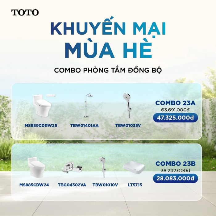 Chương trình siêu ưu đãi hè của TOTO Việt Nam. Ảnh: TOTO Việt Nam Thông tin chi tiết về các sản phẩm trong chương trình được cập nhật tại website chính thức của TOTO Việt Nam