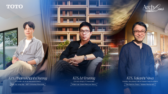 Series hợp tác giữa TOTO Việt Nam và các kiến trúc sư – Archlens 2026. Ảnh: TOTO Việt Nam
