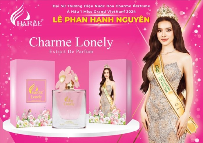 Charme Lonely - Mẫu nước hoa sẽ ra mắt kết hợp cùng Đại sứ Hạnh Nguyên 