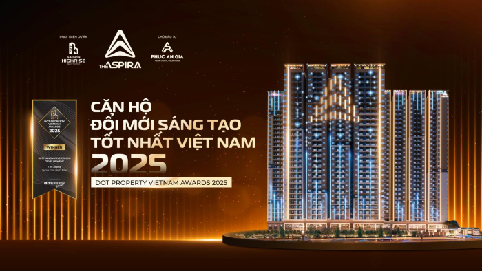 The Aspira – Căn hộ đổi mới sáng tạo tốt nhất Việt Nam 2025. Nguồn ảnh: The Aspira