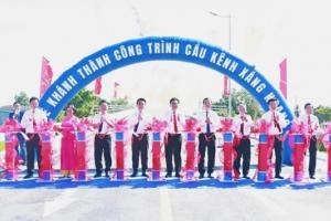 TP.HCM: Khánh thành cầu Kênh Xáng Dọc và Kênh Xáng Ngang - Mở ra cơ hội giao thương liên vùng rộng lớn