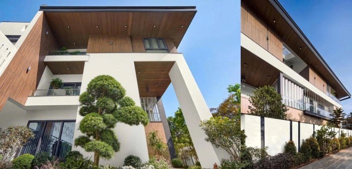 Đối mặt với cường độ UV cao và độ ẩm liên tục, lớp áo ngoại thất chính là lá chắn đầu tiên và quan trọng để bảo vệ kết cấu cốt lõi. (Mã màu: Jotun 9918 Morning Fog)