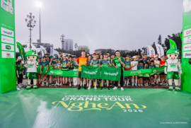 Herbalife Việt Nam trở thành Nhà tài trợ Kim cương cho giải chạy VnExpress Marathon Grand Tour Nghệ An 2026