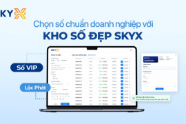 Chọn số chuẩn doanh nghiệp với kho số đẹp SkyX