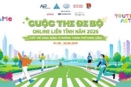 Tuổi trẻ hành động vì những thành phố đáng sống: Phát động Cuộc thi đi bộ online liên tỉnh tại khu vực Đồng bằng sông Cửu Long năm 2026