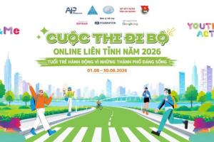 Tuổi trẻ hành động vì những thành phố đáng sống: Phát động Cuộc thi đi bộ online liên tỉnh tại khu vực Đồng bằng sông Cửu Long năm 2026