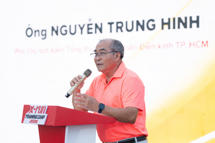 Ông Nguyễn Trung Hinh, Phó Chủ tịch Liên đoàn Điền kinh Việt Nam, Phó Chủ tịch kiêm Tổng Thư ký Liên đoàn Điền kinh Thành phố Hồ Chí Minh