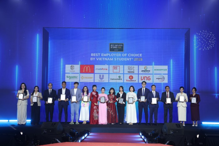 Hạng mục Thương hiệu tuyển dụng hấp dẫn sinh viên