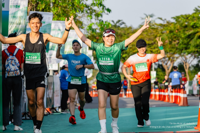 Runner đến từ Herbalife Việt Nam mạnh mẽ và bản lĩnh đền đường đua